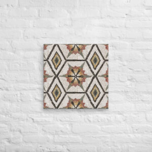 20" Canvas with Bulla Regia Sunburst Mosaic