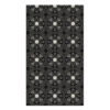 Hand Towel //  Black & White Lotus of Djerba - Image 4