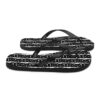 Flip-Flops // Rihanna Tunisian Chain - Black on White - Image 6