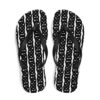 Flip-Flops // Rihanna Tunisian Chain - Black on White - Image 2