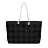 Oversized Weekender Bag // Étoile de Merveille Star of Wonder ( Black and White ) - Image 4
