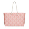 Oversized Weekender Bag // Mosaic Petals and Stone // Pink + White // Ancient Rome Tunisia - Image 4