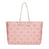 Oversized Weekender Bag // Mosaic Petals and Stone // Pink + White // Ancient Rome Tunisia - Image 2