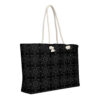 Oversized Weekender Bag // Étoile de Merveille Star of Wonder ( Black and White ) - Image 3