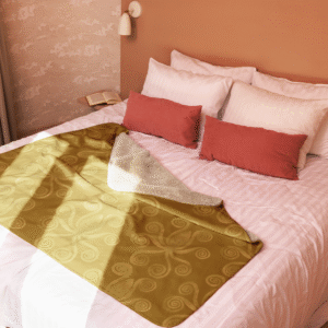 Golden Octopus Sherpa Blanket