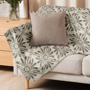 Sherpa Cozy Blanket // Flower in Bloom Roman Mosaic Tunisia