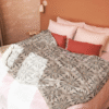 Sherpa Cozy Blanket // Flower in Bloom Roman Mosaic Tunisia - Image 3