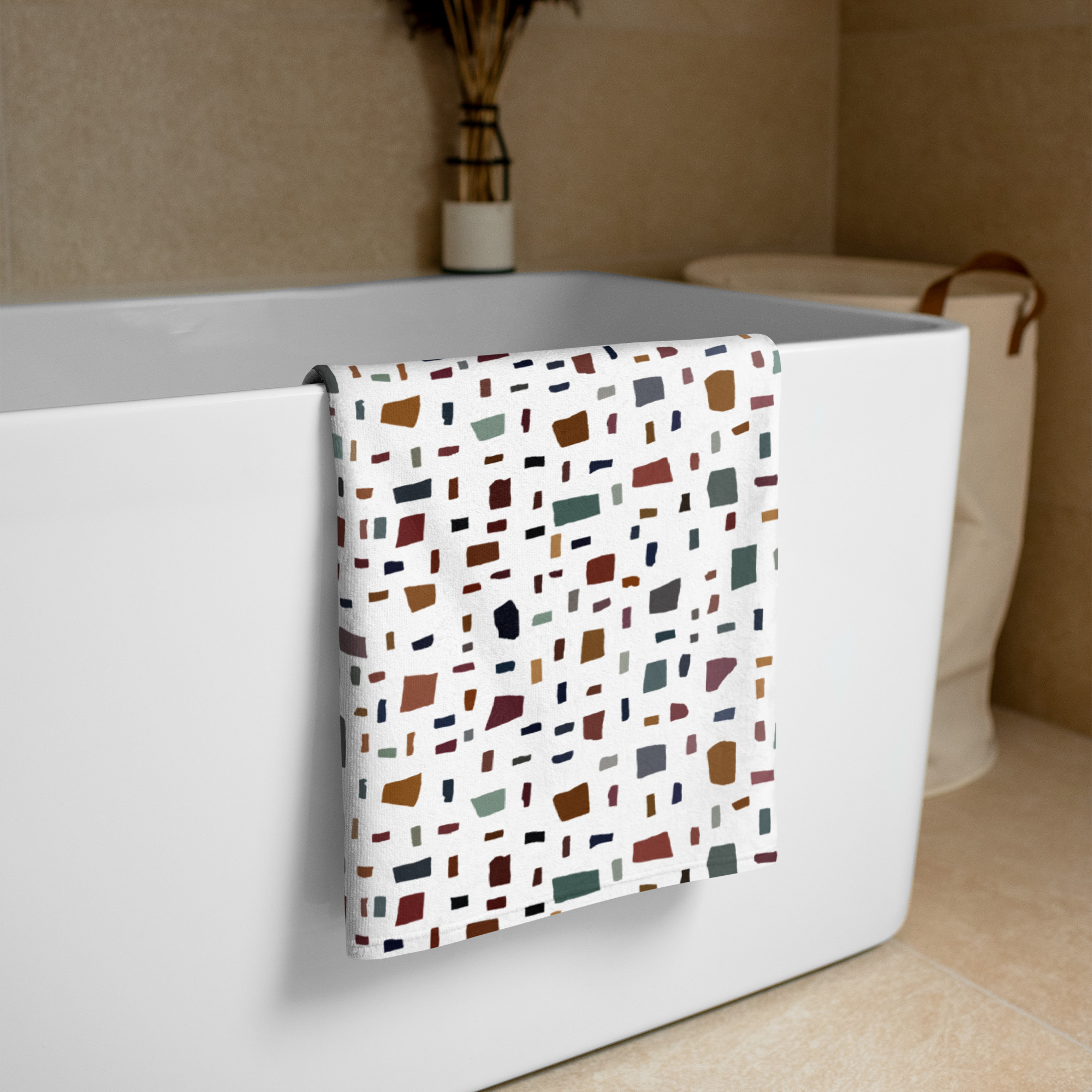 Beach and Bath Towel // Phoebe Confetti (Pompeii) - Image 3