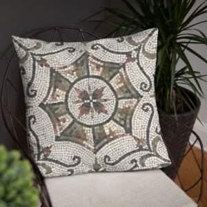 Throw Pillow // Mosaic // Garden of Eight Winds