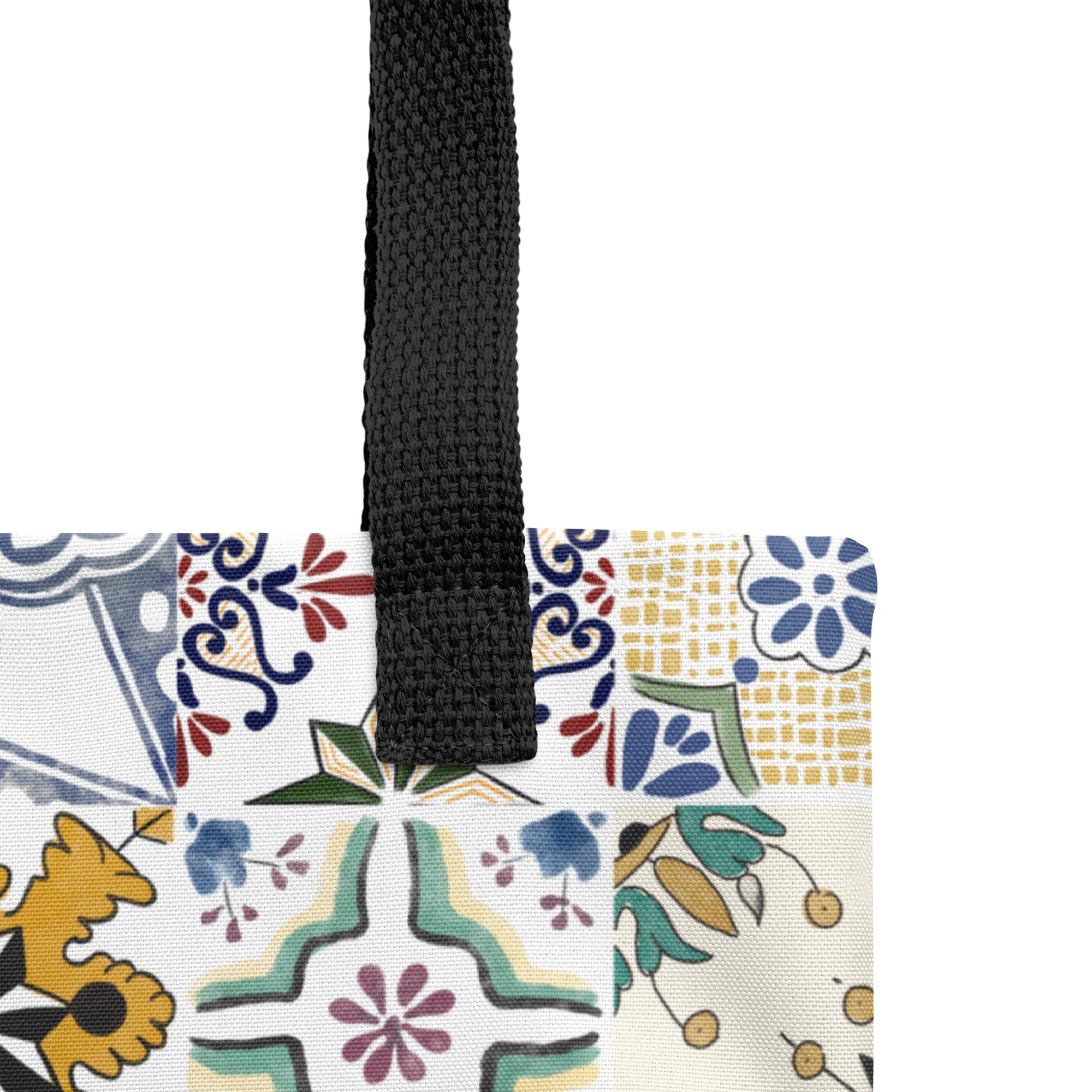 Tote Bag // Festival of Vintage Mediterranean Tiles - Image 3