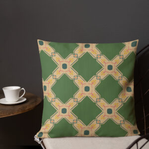 Throw Pillow // Kahina // Geometric Trip with Tunisian Inspo