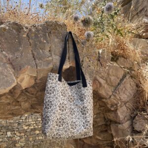 Garden of Eight Winds Mosaic Tote Uthina Tunisia