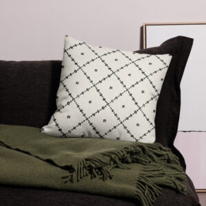 Premium Pillow // Memmia Mosaic in Black and White